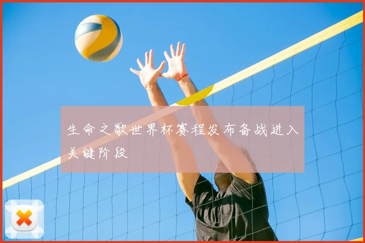 生命之歌世界杯赛程发布备战进入关键阶段